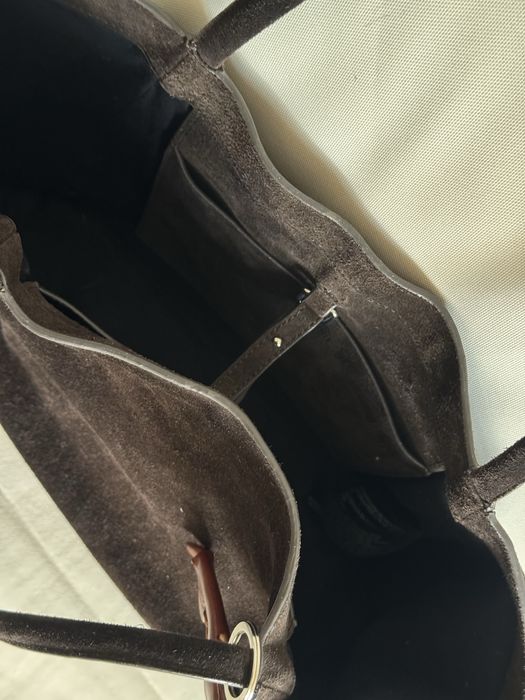 Дамска велурена чанта Massimo Dutty