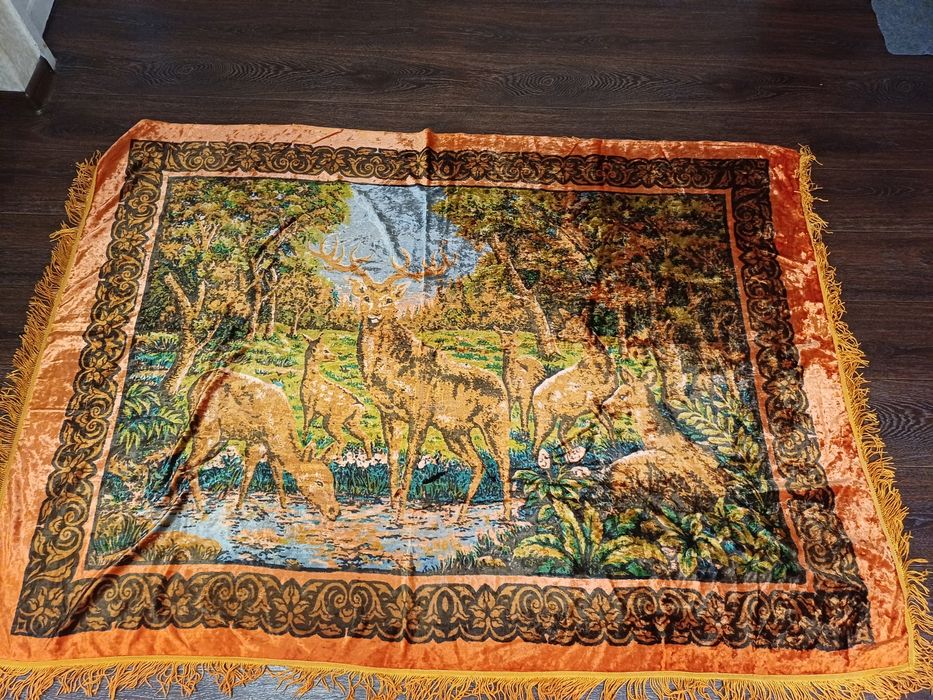 Коврик с оленями производства СССР