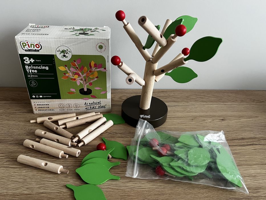 Сет дървени играчки