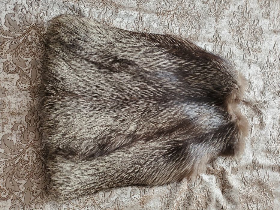 Жилет чернобурка. Размер 44-46-48