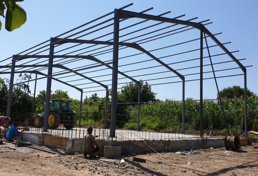 Vand hala metalica complecta 10×20-4h accept și variante auto