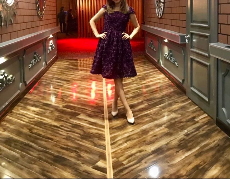 Платье нарядное вечернее сшито в ателье