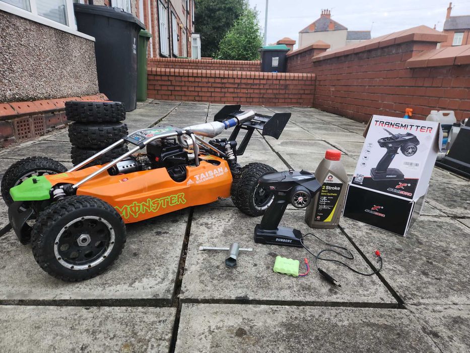 1/5 мащаб радиоуплавляемо бензиново бъги, 30 куб.см. двигател