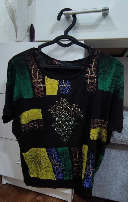 Майка женская с паетками, Payetli ayollar formasi