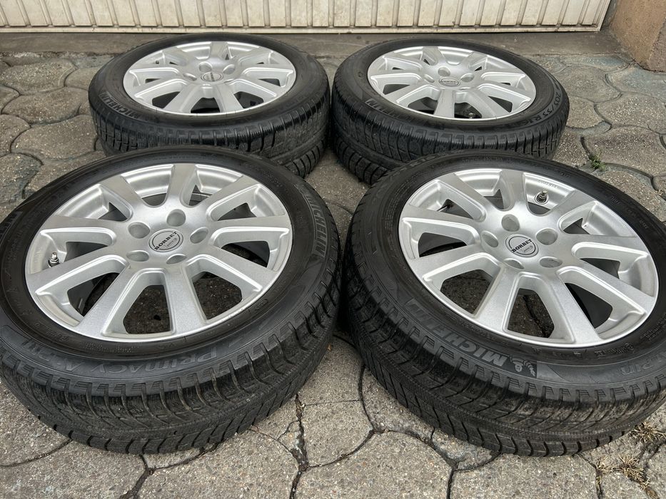 Jante aliaj 5x112mm, anvelope iarna 205/55 R16, VW, Audi, Seat, SKoda, Mercedes