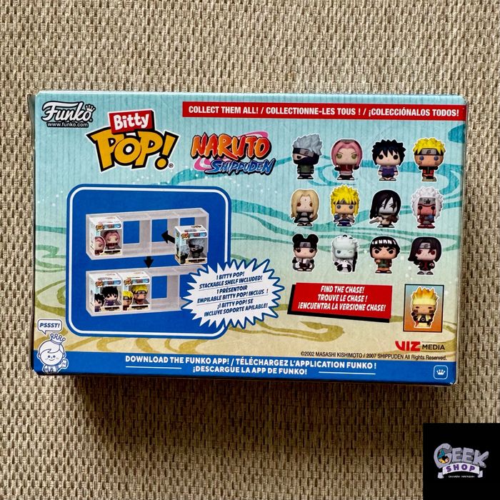 Набор мини-фигурок Funko Bitty POP по аниме "Наруто"