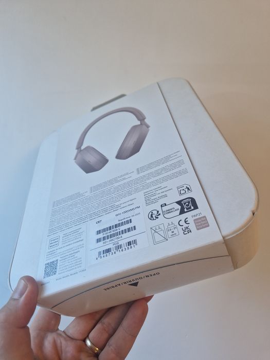 Casti Over the Ear Sony WH-1000XM5P, Wireless, Noise cancelling, Sigilat