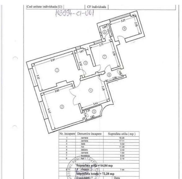 Apartament 3 Camere - Ultracentral