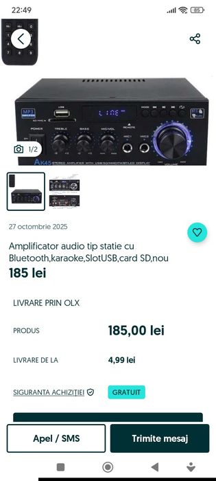 Amplificator audio