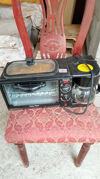 Кофеварка, микровалновка все вместе мини