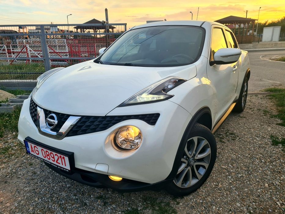 Nissan Juke-an 2017-1.5 Dci110-euro 6-navi-alb perlat-nr rosii