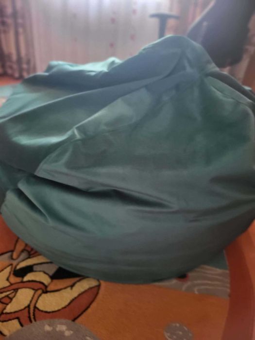 Fotoliu Lazyboy Cloud XL Velvet, verde inchis, nou