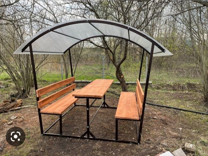 Беседки, качели,мангаль,навесы