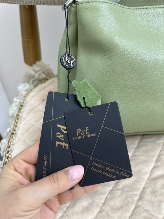 Сумка Polina&Eiterou, натуральная кожа