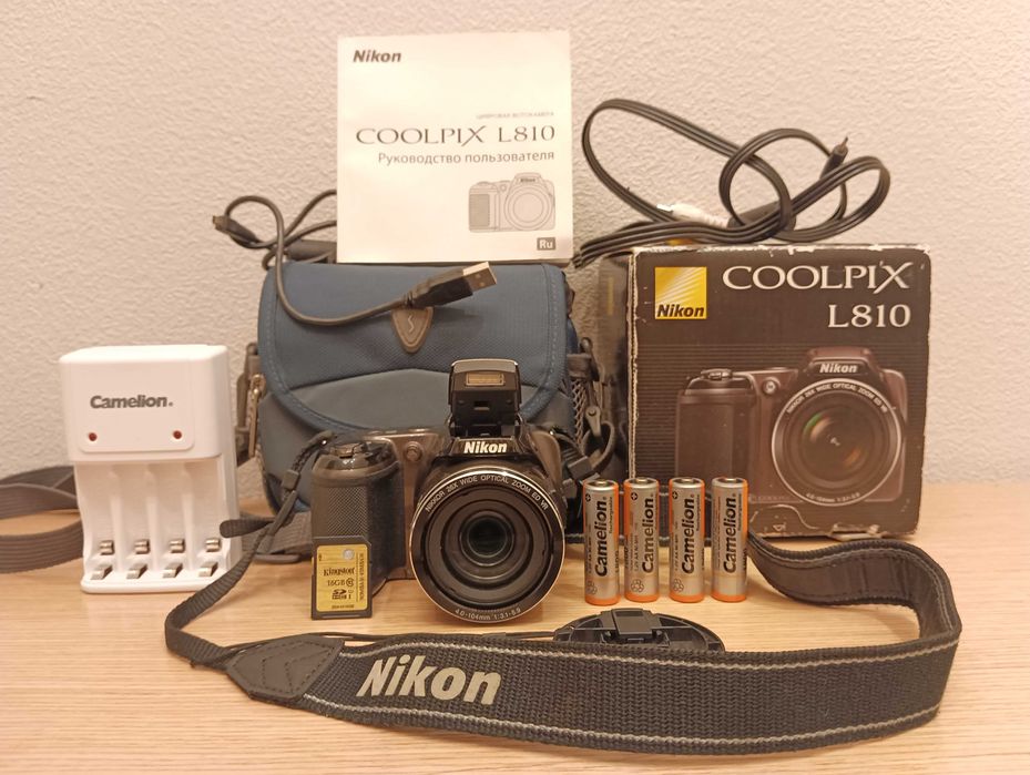 Nikon L810 заводской комплект