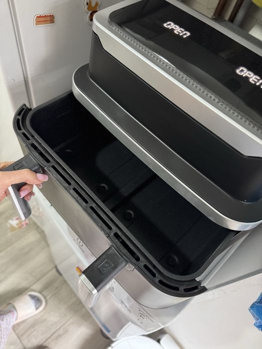 friteuza cu dubla cu aer cald