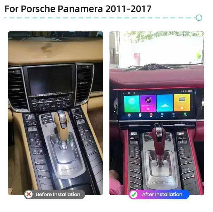 Navigatie Android Porsche Panamera Carplay Android Auto