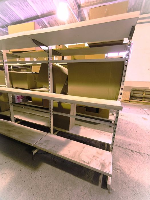 Rafturi magazin tip gondola, modulabile, stare buna, 150 x 85 x 100 cm