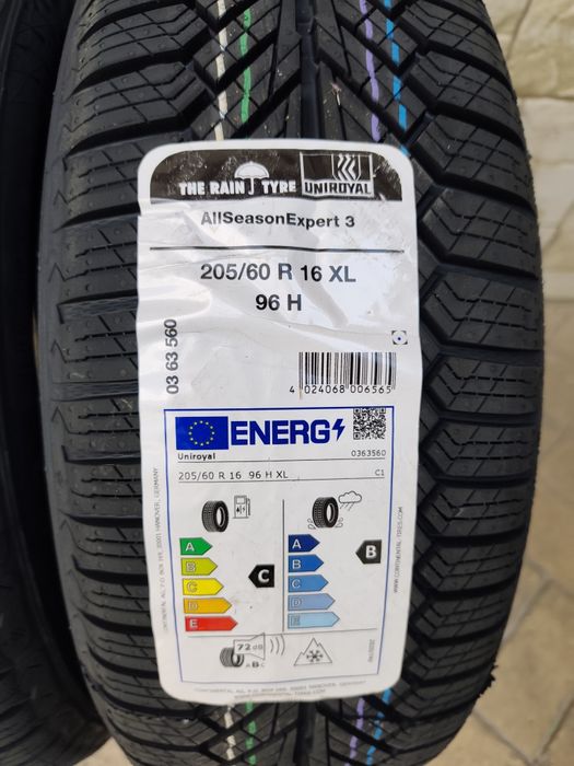 Нови всесезонни гуми Uniroyal 205/60/16 dot 26,205/60R16