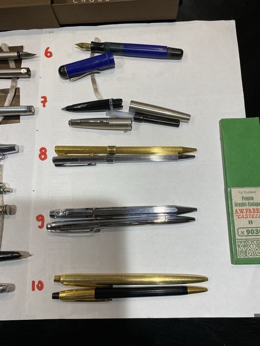 Instrumente scris Montblanc pix 4 culori ,Cross,,  Faber