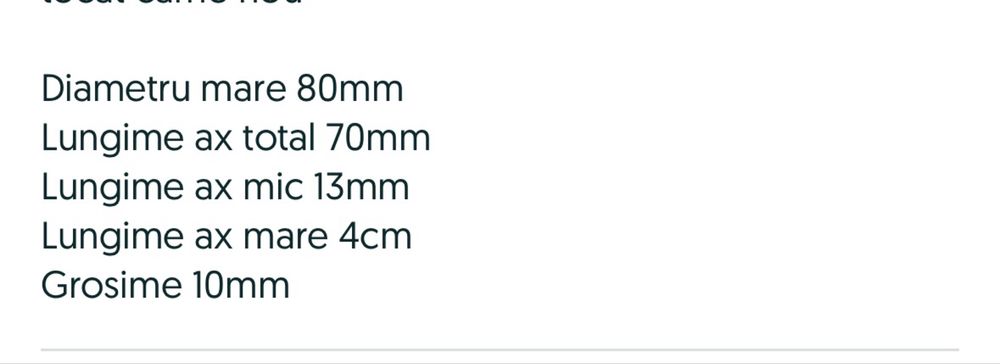 Pinion roata dintata heinner albatros samus masina tocat carne nou  Di