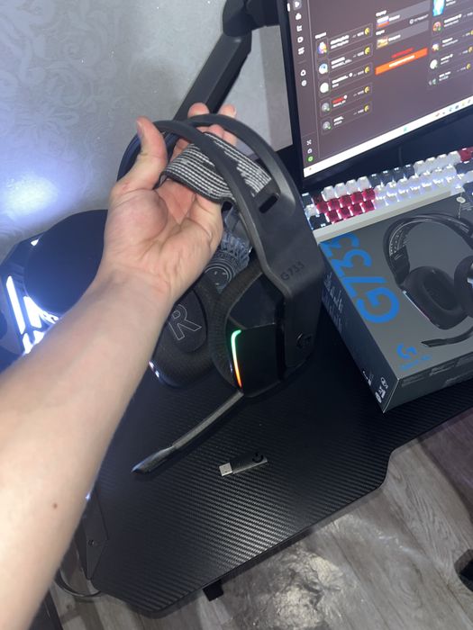 Logitech g733 ligthspeed черный