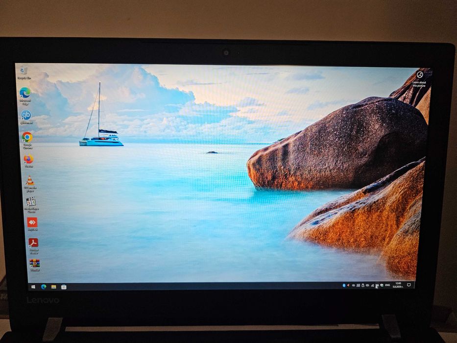 Lenovo V510 15.6" Full HD / i3 7100U 2x2.40 Ghz / 8GB RAM / 256GB SSD / 8ч. Батерия + зарядно