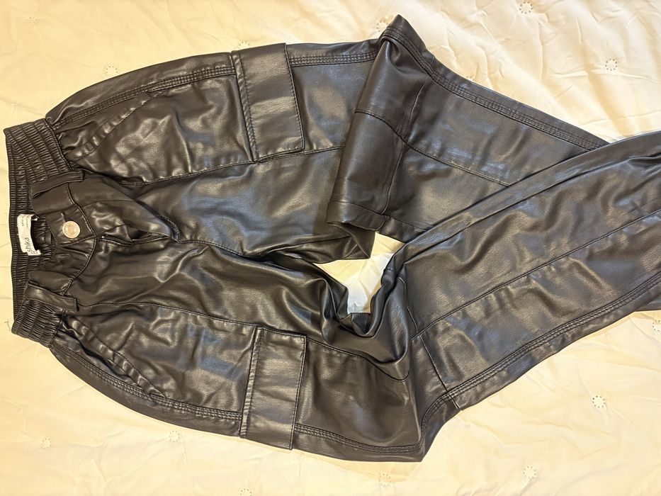 Кожен панталон XS