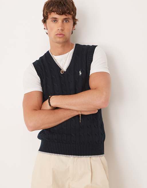 Пуловер без ръкави Polo Ralph Lauren оригинален