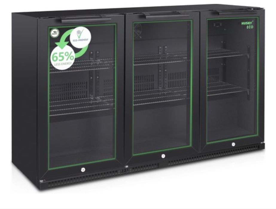 Тройна подбарова витрина Husky 350литра