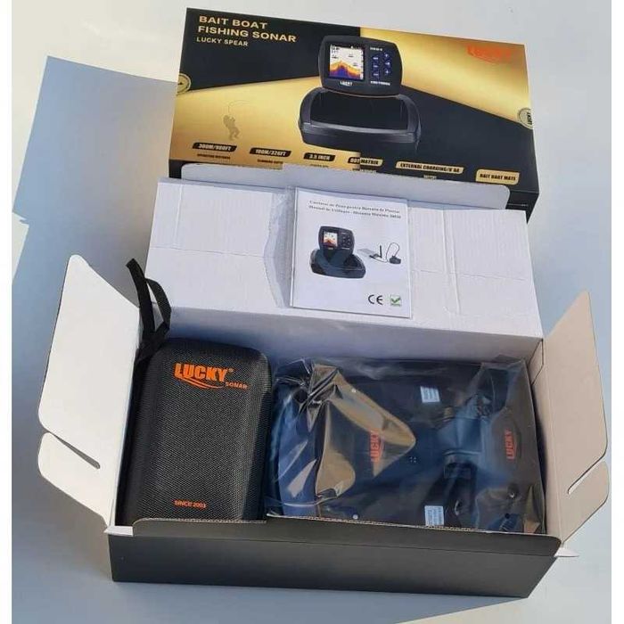 Sonar pescuit plantat Lucky Wireless 500 Metri Nou