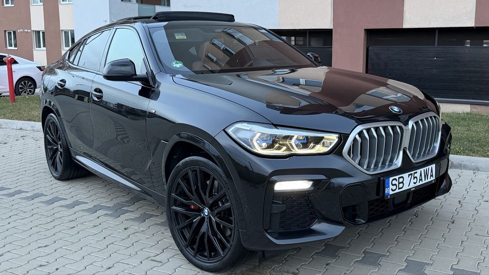 BMW X6 OZN 2021 3.0 D 286 CP MildHybrid XD M-Pachet Panoramic Grila Iluminata Gesturi Jante R22 M Faruri Full Led Soft Close Etc