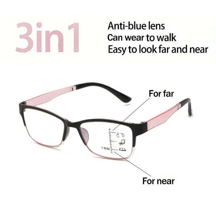 Ochelari progresivi + bonus ochelari de rezerva si trusa de ingrijire