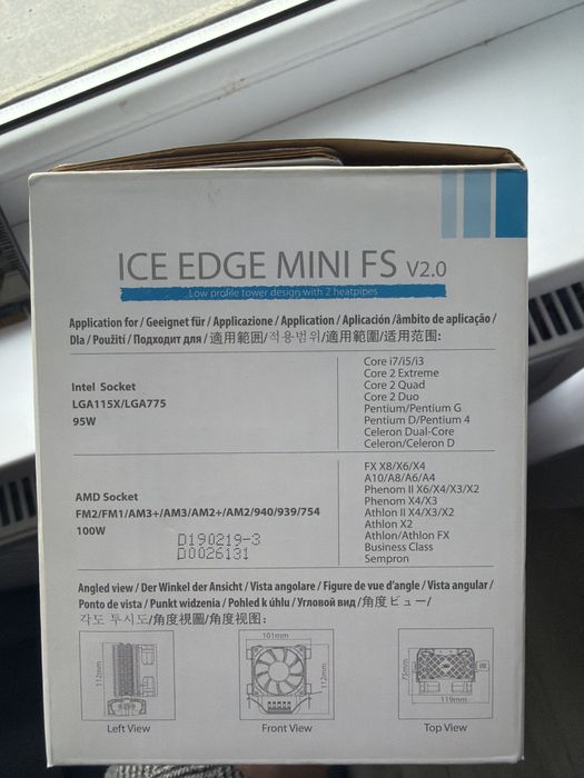 Куллер для процессора deepcool ice edge mini fs v2.0