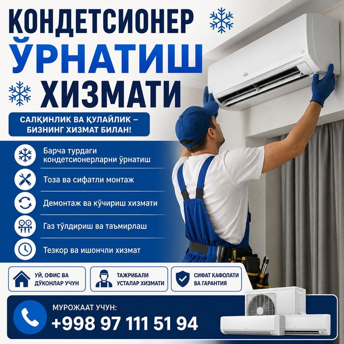 Кондиционер установка
