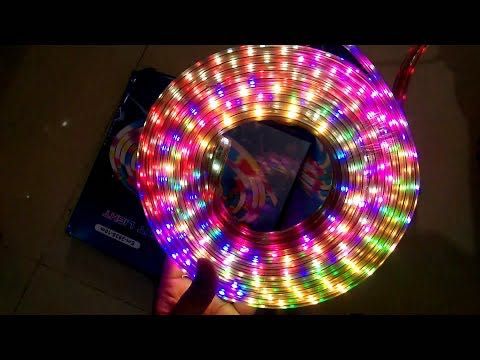 Светещ RGB LED маркуч / лента SMD - 10 метра за украса осветление