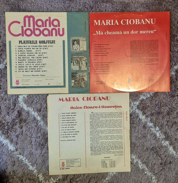 Discuri Maria Ciobanu- 3 bucăți