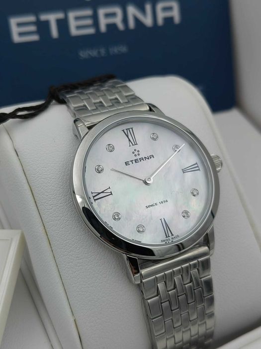Ceas Eterna Eternity Lady Diamonds 32 mm – Swiss Made – Nou – Full Set