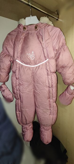 Пуховик зимний,  комбинезон Nels, 68-86 см, на девочку