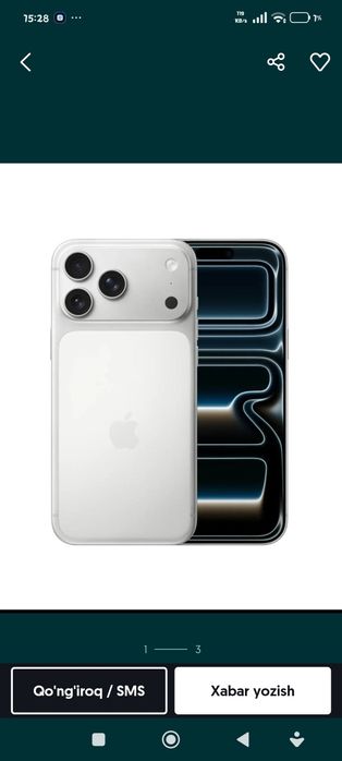 Iphone 17 pro max  Srochno sotiladi