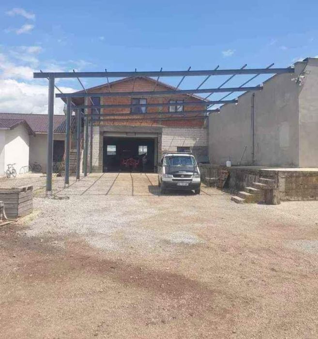 Vând hala metalica 6x10 din profil cu pane pe acoperis din Țeavă