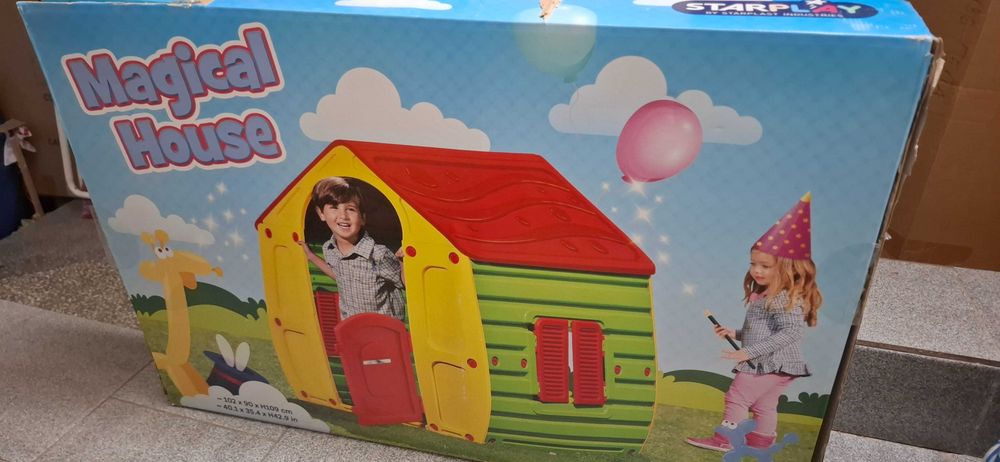 STARPLAST Градинска къща Magical House 102x90x109 см. Класическа