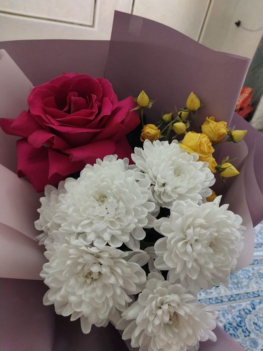 Дайын букеттер сатылады