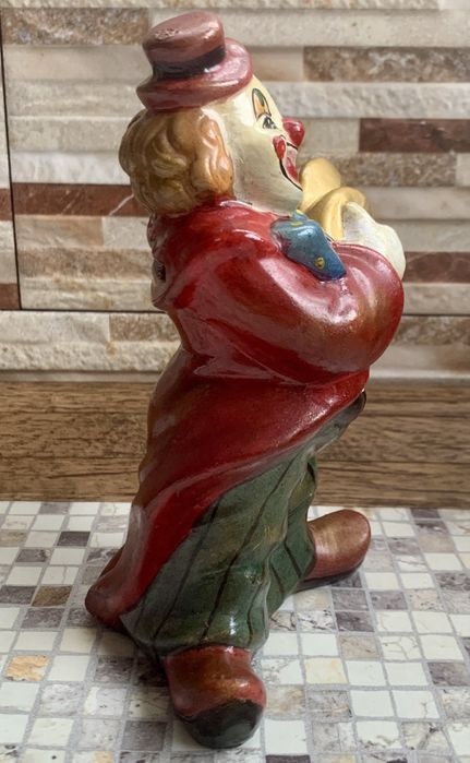 Винтидж керамична касичка клоун