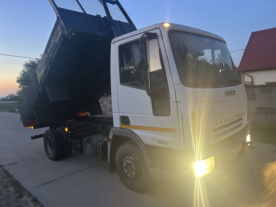 Camion basculabil iveco euro cargo 7.5 tone volan dreapta
