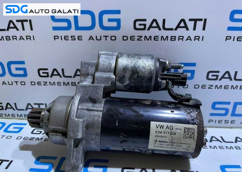 Electromotor cu 11 Dinti Skoda Superb 2 2.0 TDI BKD CFFB CLJA CFGB CBBB BMP 2008 - 2015 Cod 02M911024 0001123038 1005831663 [B3615]