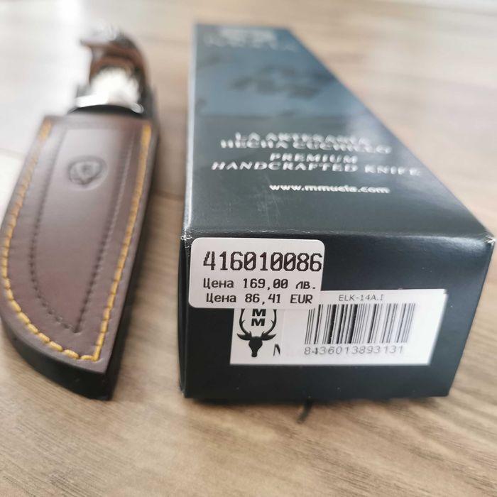 Ловен Нож Muela Elk-14 Муела Испания ЕЛЕНОВ РОГ