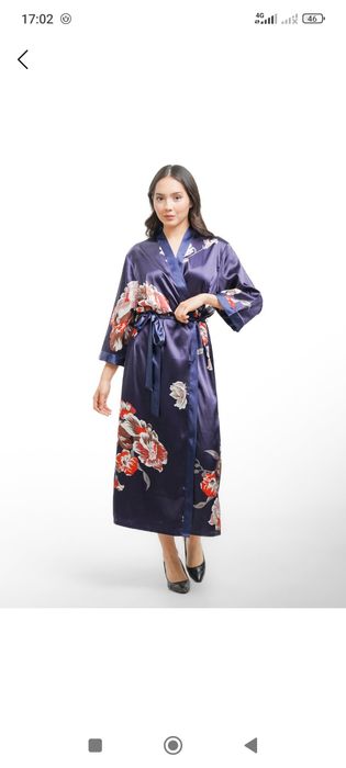 Шёлковые халаты, кимоно.Женский халат