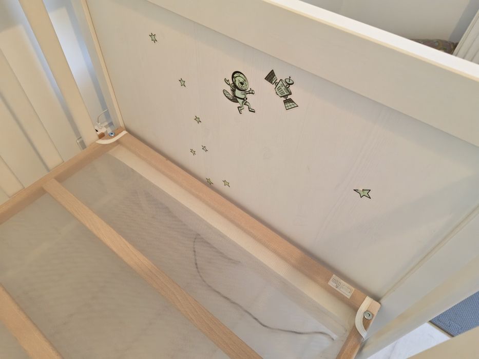 Vand patut bebe / copil ikea Sundvik 140x70cm si saltea