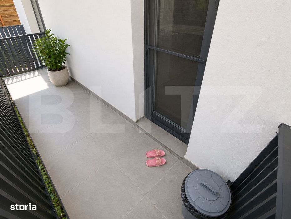 Apartament 3 camere, gradina proprie si terasa 70mp, garaj, zona Campu
